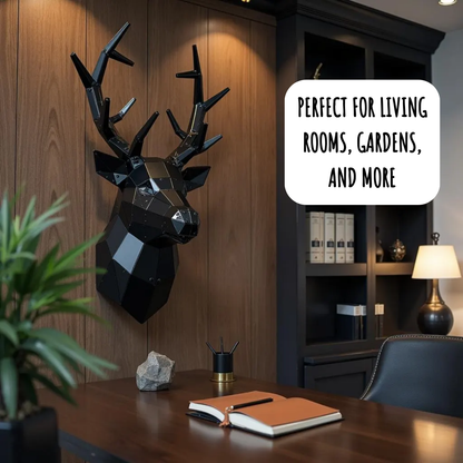 Deer Head Metal Wall Art – Handmade 3D Wall Art